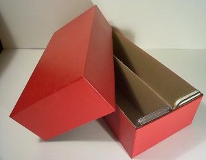 12" Double Row Box for Certified (Slab) holders Red