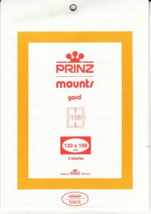 pack of Prinz / Scott 130mm x 198mm Mount (Black Background Only)