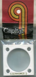 Capital #144 2x2 Eisenhower Dollar size Coin Holder