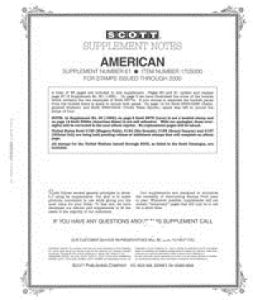 2015 Scott U.S. American Stamp Supplement #76 #170S015