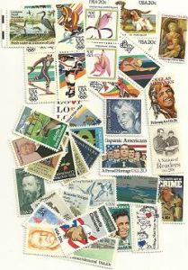United States Commerative Single Stamp Sets 1984 Scott #2066 to #2109