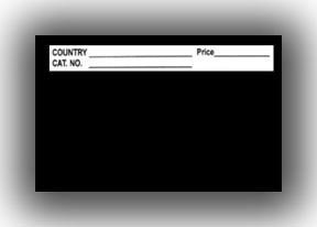 pack of 100 Backing Slips for #4 1/2 Glassine Envelopes