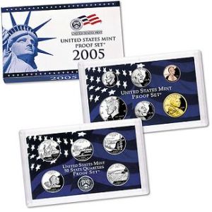 2005 United States Clad Proof 11 Coin Complete Set