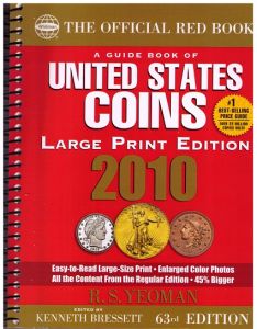 2010 Red Book of U.S. Coins Large Print Softcover