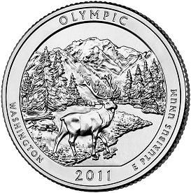 2011 P Olympic National Park Quarter