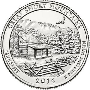 2014 D Great Smoky Mountains National Park Quarter