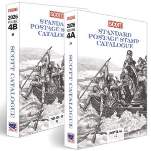 2026 Scott Worldwide Stamp Catalog Volume 4 A/B Countries J-M