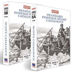 2026 Scott Worldwide Stamp Catalog Volume 5 A/B Countries N-SAM