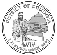 District of Columbia Quarter 2009 Philadelphia Mint