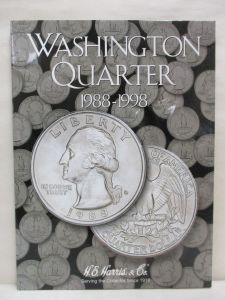 Harris Coin Folder #2691 Washington Quarters Volume 4 1988-1998