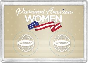 Harris 2x3 Frosty Edge Prominent American Women 2 Hole Quarter Holder