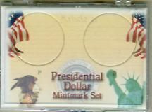 Gallery 2x3 Presidential Dollar Holder 2-hole P&D