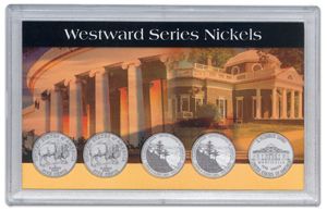 Harris 3x5 Frosty Edge Westward Journey Nickels Lewis and Clark Holder 5-Hole