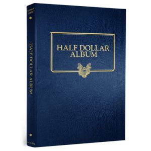 Half Dollars Album Blank 2 Page Whitman Classic Album #4478