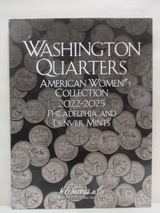 CLOSE OUT Harris Coin Folder #4987 Washington Quarters American Women Collection P&D Mints 2022-2025