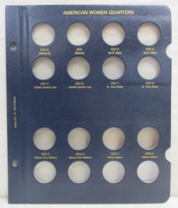 Whitman Classic American Women Quarters Page 3 Dated 2024 D Sa - 2025 D Gibson Update Page #5214 for #4990 Album