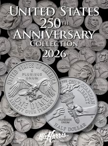 New Harris Coin Folder #5534 United States 250th Anniversary Collection 2026 Philadelphia & Denver Mints