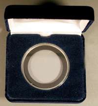 Velvet Gift Box VSB1 with Airtite Coin Capsule 33mm to 42mm
