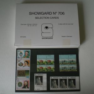 pack of 100  Showgard Approval Cards #706 