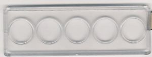 box of 25pcs. Snaptite State Quarter 5-hole Holder STO36