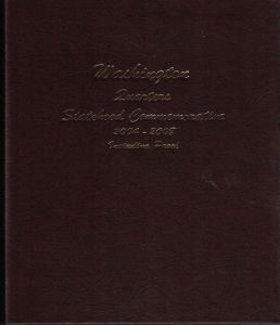 Dansco Coin Album #8144 Washington Statehood Quarters 2004-2008 With Proofs (P, D, S & S Silver)