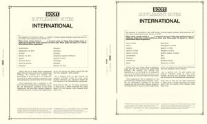 2015 Scott International Stamp Supplement # 50 A & B for 2014 Stamps