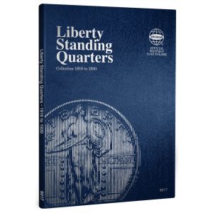 Whitman Coin Folder #9017 Liberty Standing Quarters 1916-1930