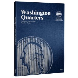 Whitman Coin Folder #9040 Washington Quarters Volume 3 1965-1987
