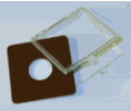 2x2 Half Dollar size Snapcase SLC1