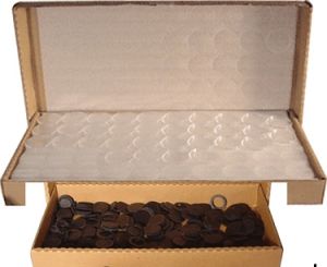 Bulk Box 250 pcs Airtite Capsules Model H with Rings 26mm through 32mm