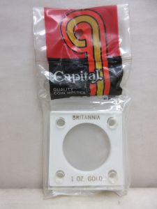 CLOSE OUT Capital #144 2x2 Great Britain Gold 1oz Britannia Coin Holder WHITE