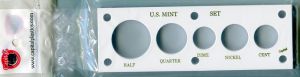 Capital #11B Mint Set Holder Cent to Half Dollar