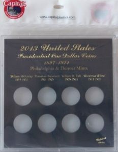 CLOSE OUT Capital Galaxy Case U.S. Presidential Dollar P&D Holder GXPD13 - 2013