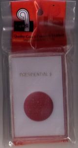 CLOSE OUT Capital Slab Type 2x3 Presidential Dollar Holder - White