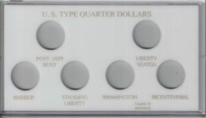 Capital #MA441A United States Type Quarter Dollars