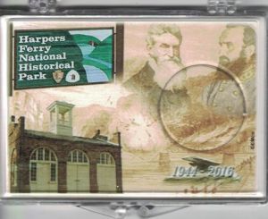 2x3 Snaplock Case National Park Quarter Holder - Harpers Ferry National Historical Park