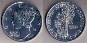 Coin Coasters - Mercury Dime