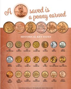 Whitman Deluxe Cent Coin Board: A Penny Saved is a Penny Earned