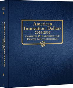 United States Innovation Dollars 2026 - 2032 P&D Mints 4 Page Whitman Classic Album #4789