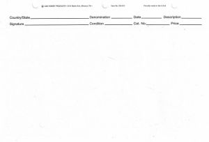 pack of 100 Dealer Currency Sale Pages