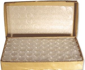 Bulk box of 250 pcs. Airtite Direct Fit Coin Holders 30mm - Half Dollar