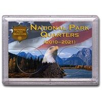 Harris 2x3 Frosty Edge National Park Holder Eagle Design 2-Hole