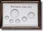 Birth year Frames 6 Coin (Cent to Half Dollar with American Eagle $)