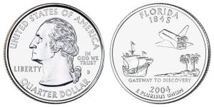 Florida State Quarter 2004 Denver Mint