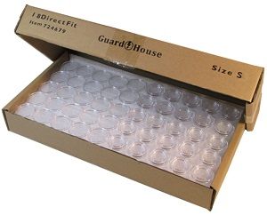 bulk pack of 250 pcs. Dime 18mm Direct-Fit Guardhouse EvoCore coin holders #724679