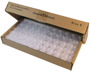 bulk pack of 250 pcs. Quarter 24.3mm Direct-Fit Guardhouse EvoCore Coin Holders #724683