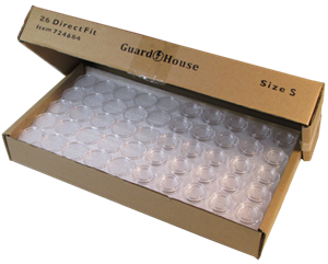 bulk pack of 250 pcs. Small Dollar 26.5mm Direct-Fit Guardhouse EvoCore Coin Holders #724684