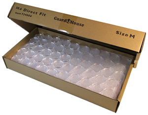 bulk pack of 250 pcs. Half Dollar 30.6mm Direct-Fit Guardhouse EvoCore Coin Holders #724686