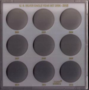 Capital GX9SE-C Galaxy Case Silver Eagle Year Set 2004-2012