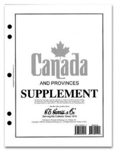 2016 Harris Canada Stamp Supplement
